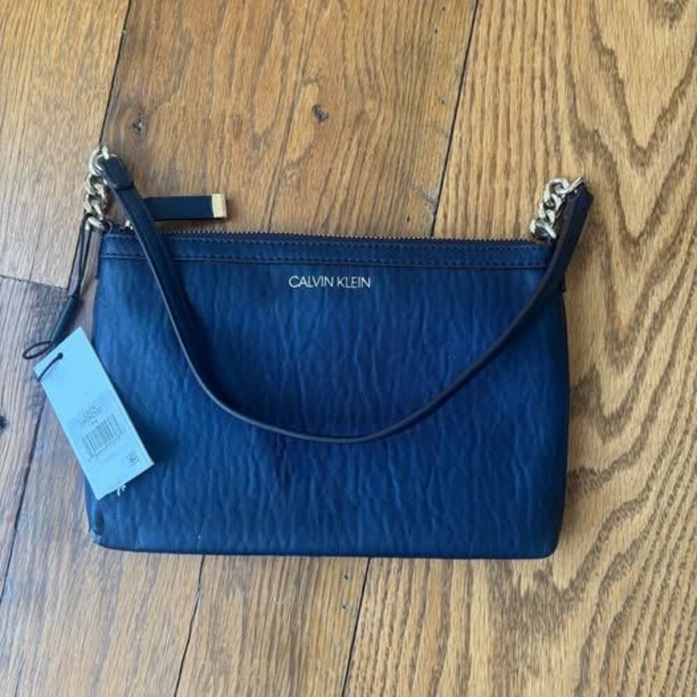 Calvin Klein Navy Blue Shoulder Bag